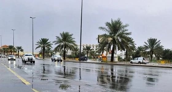 7 مناطق على موعد مع الأمطار اليوم
