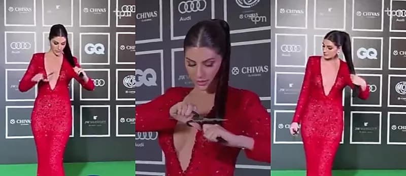 عارضة أزياء إيرانية تتحدى "الملالي" بقص شعرها