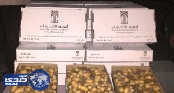 أمانة الاحساء تحصر تسويق " الرطب " في الكرتون