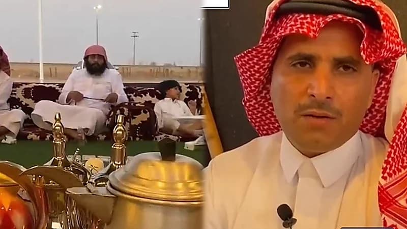 مواطن يحول مكانًا في أرضه إلى مجلس مفتوح لاستضافة المسافرين منذ 10 سنوات.. فيديو