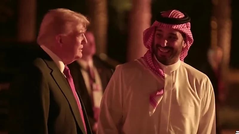 على أنغام السامري ‏حديث يجمع ولي العهد وترامب ..فيديو