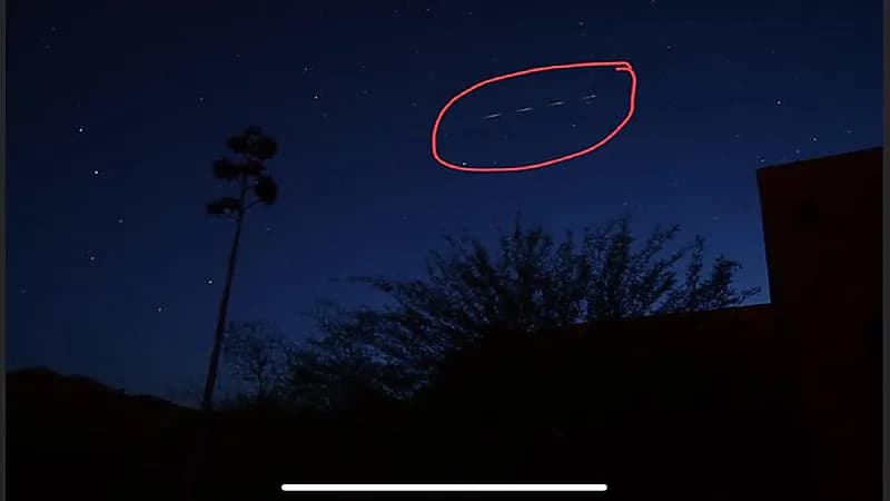 " صورة " توثق مشهد حطام الصاروخ الصيني المتوقع سقوطها بعد قليل