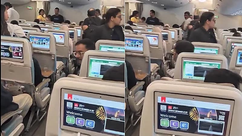 ركاب يربكون رحلة طيران إماراتية قبل إقلاعها بلحظات .. فيديو