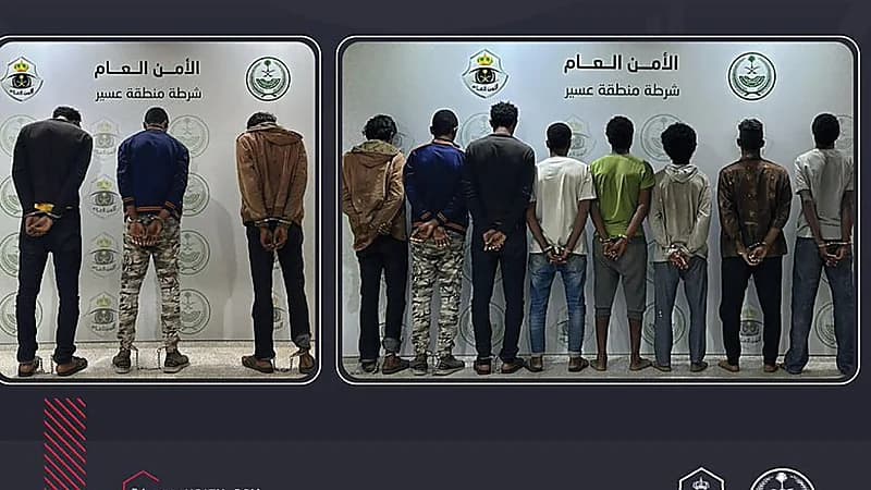 القبض على 11 شخص مخالفًا لنظام أمن الحدود لسرقتهم كيابل كهربائية