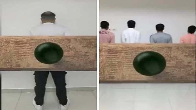 شاهد.. مجرمون يسقطون في قبضة رجال الأمن 