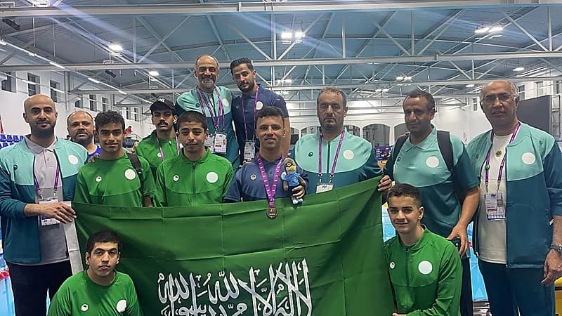 طلبة المملكة يختتمون مشاركتهم في "الجمنزياد" الدولي المدرسي بـ 29 ميدالية.. صور