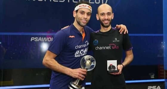 بطل العالم للاسكواش يهزم شقيقه في النهائي