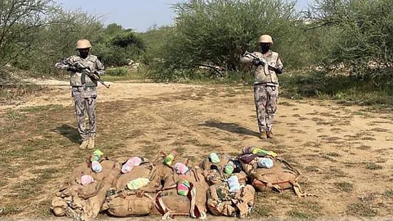 القبض على شخص لترويجه 185 كيلوجرامًا من نبات القات المخدر بعسير