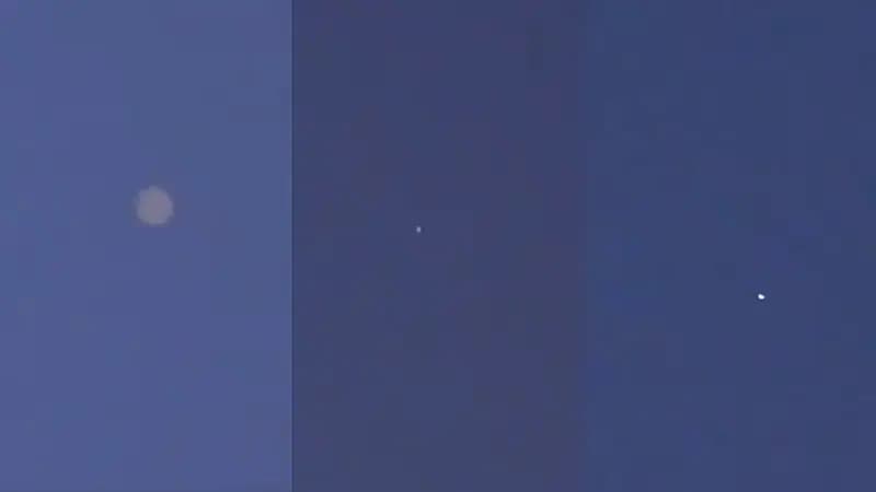 فيديو يرصد مرور الصاروخ الصيني بأجواء الجوف