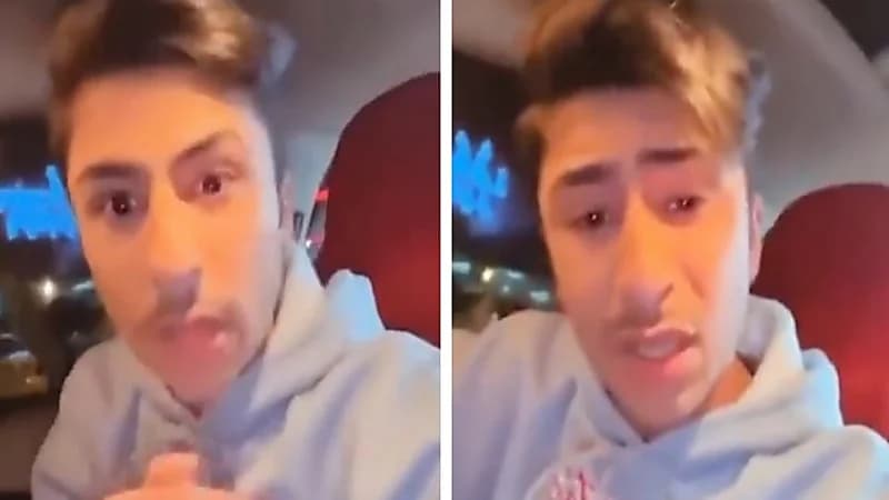 شاهد.. بكاء شاب كويتي بعد مشاجرة مع وافد بأحد الطرق