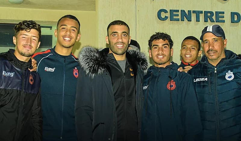 حمدالله يثير الجدل بعد ظهوره في أولمبيك آسفي المغربي