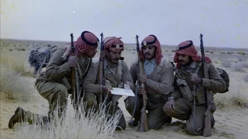 فيديو نادر لأفراد من الحرس الوطني في السبعينات