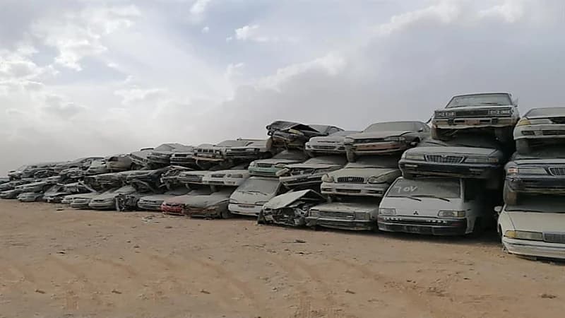 "الجمارك" تقيم مزاد علني لبيع سيارات تشليح بميناء جازان