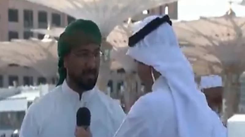 شاهد.. معتمر باكستاني يبكي أثناء حديثه عن زيارته الأولى للمسجد النبوي