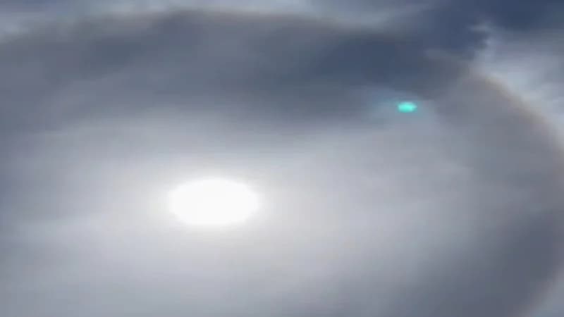 بالفيديو.. مشهد لافت لظهور حلقة من الضوء حول الشمس