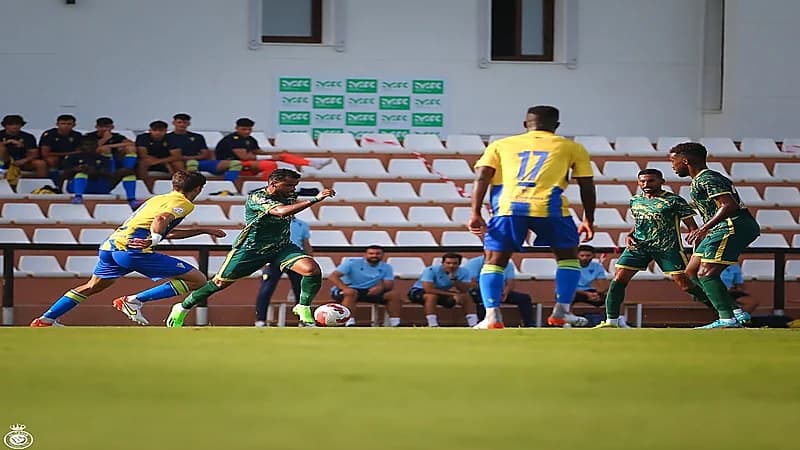 النصر يفوز على قادش بهدف الغنام