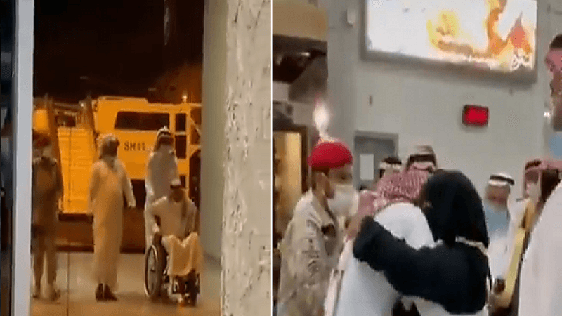 فيديو مؤثر للحظة استقبال أحد أبطال الحد الجنوبي لوالدته بعد عودته من رحلة العلاج