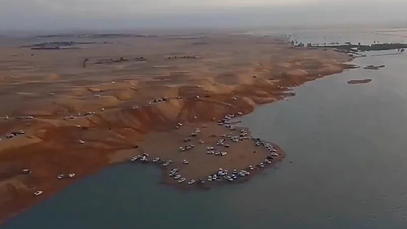 بالفيديو.. وصول سيل وادي الرمة إلى نفود الثويرات شرق الأسياح لليوم الثالث