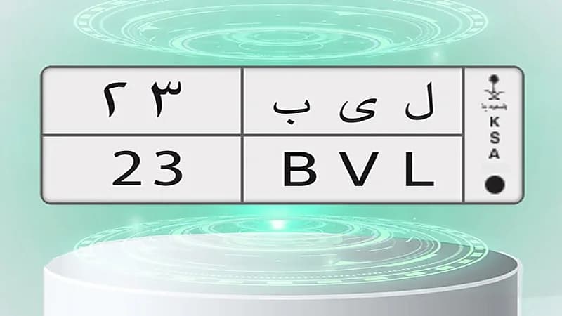 طرح لوحة "ليب 23" في مزاد اللوحات الإلكتروني غدًا