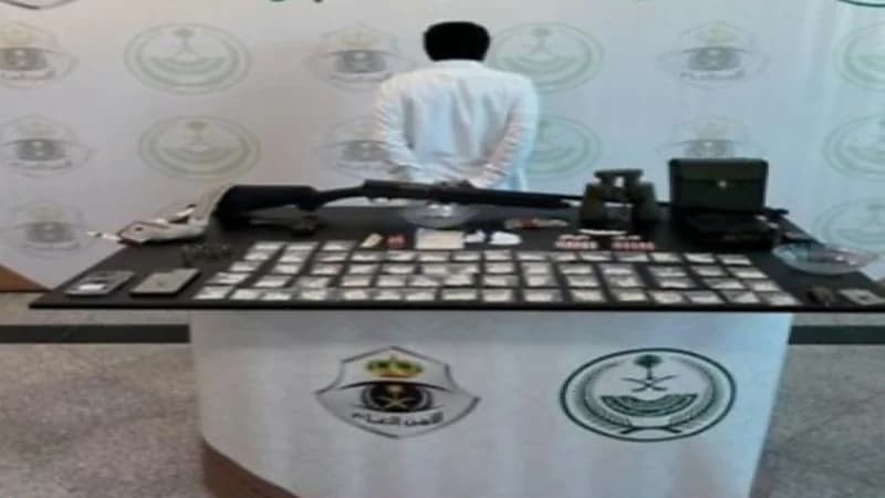 القبض على شخص يروج المخدرات بسكاكا