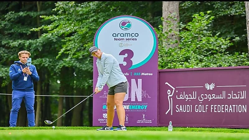 انطلاق الجولة الثالثة من بطولات أرامكو لمحترفات الجولف .. صور