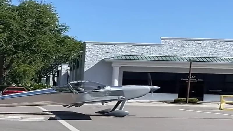 حي سكني يتحول لمطار في مشهد غير مألوف..فيديو