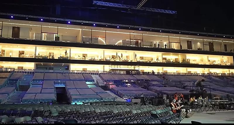 آخر الأعمال في ملعب الهلال الجديد .. صور