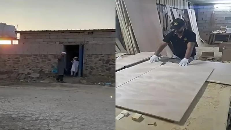 عائلة تفاجئ عاملهم بإحضار عائلته ليراهم بعد غياب طويل.. فيديو