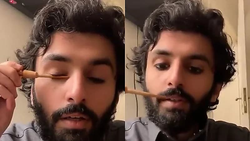 شاب يقدم نصيحة لمن يعاني من ضعف النظر وحساسية العيون .. فيديو