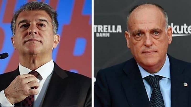 أول تعليق من رئيس الليغا على تصريحات برشلونة بشأن الحكام