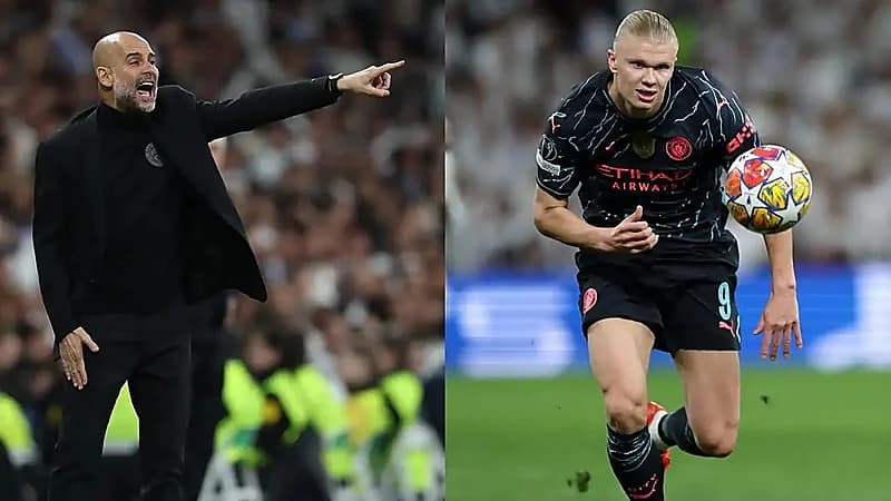 غوارديولا يحدد موقف هالاند ودي بروين من مواجهة تشيلسي