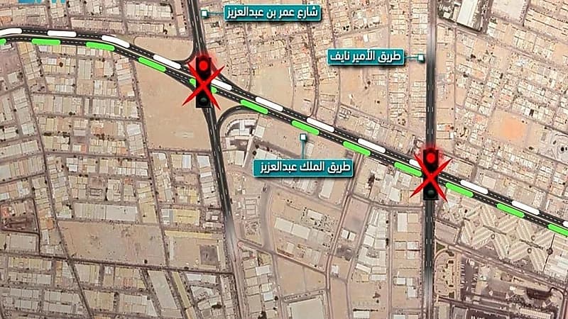 أمانة الشرقية تغلق جزئياً طريق الملك عبدالعزيز بالدمام لأعمال الصيانة