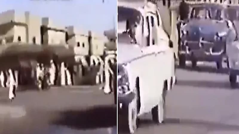 لقطات نادر جداً لشارع البطحاء بالرياض في الستينيات.. فيديو