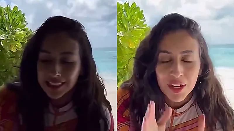 فرح الهادي تكشف سبب ابتعادها عن السفر مؤخرًا .. فيديو