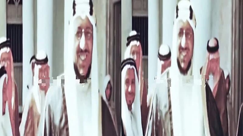 فيديو نادر للملك سعود رحمه الله عام 1948
