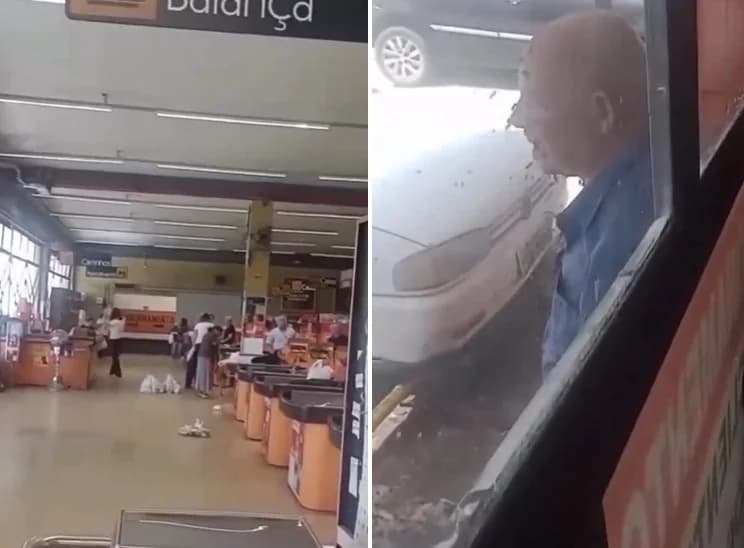 لحظات مروعة لأسراب نحل تهاجم زبائن متجر وتقتل أحدهم .. فيديو