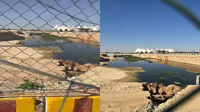 بالفيديو.. شكاوى من انتشار البعوض والروائح الكريهة بسبب تجمع مياه الأمطار بوادي السلي