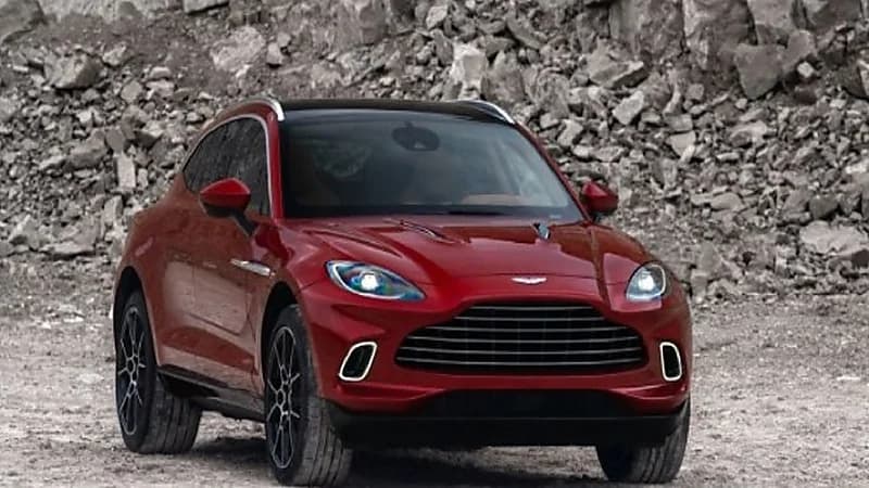 صور تجسسية تكشف عن مواصفات أستون مارتن DBX