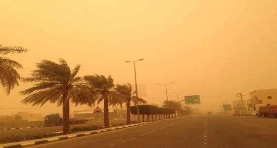 عوالق ترابية تتسبب في رؤية غير جيدة بالقصيم