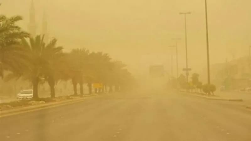 الأرصاد: عوالق تربية تؤدي إلى تدني الرؤية فى عدة مناطق بتبوك 