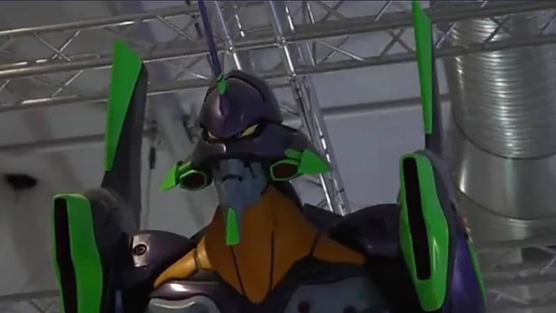 بالفيديو.. تمثال ايفانجاليون في معرض الأنمي السعودي بالرياض