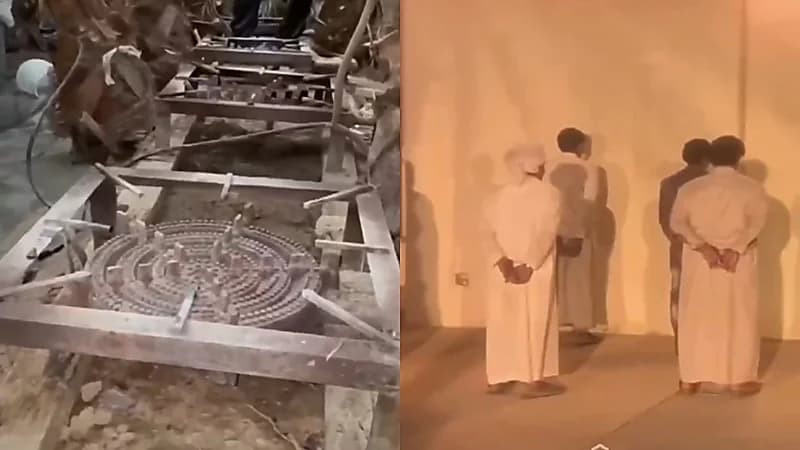 بالفيديو.. القبض على 11 مخالفًا يديرون مصنعًا للخمور بالرياض