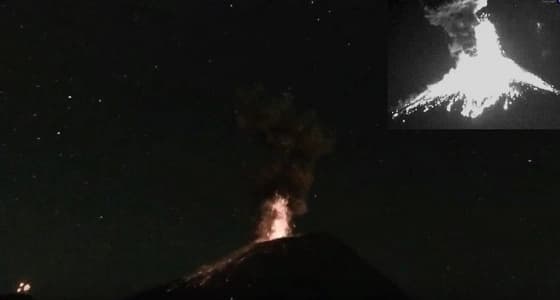 بالفيديو.. بركان " بوبو " المكسيكي يثور مجدداً وينثر الرعب في القرى المجاورة