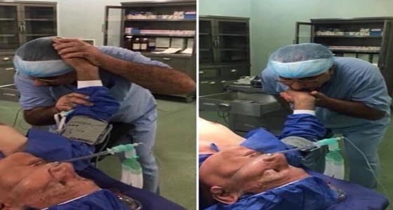 " صورة " تجسد معاني الوفاء بين طالب ومعلمه