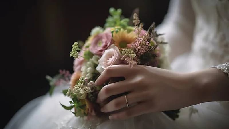 بكاء عروس أثناء زواجها بشاب من متلازمة داون يشعل السوشيال ميديا.. فيديو