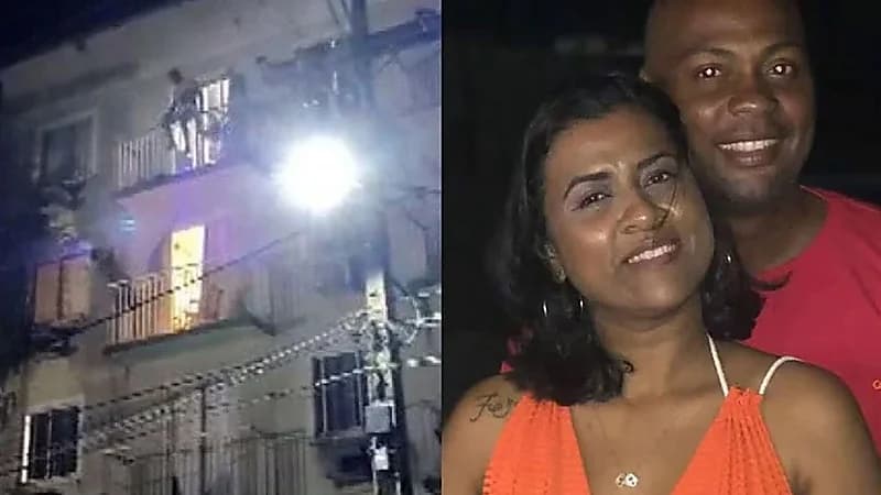 لحظة قيام برازيلي بقتل زوجته بالمطرقة أمام الجيران..فيديو