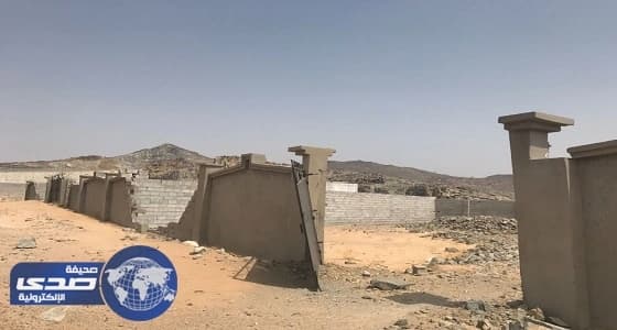 إزالة مخطط مخالف بمنطقة الحسينية في مكة