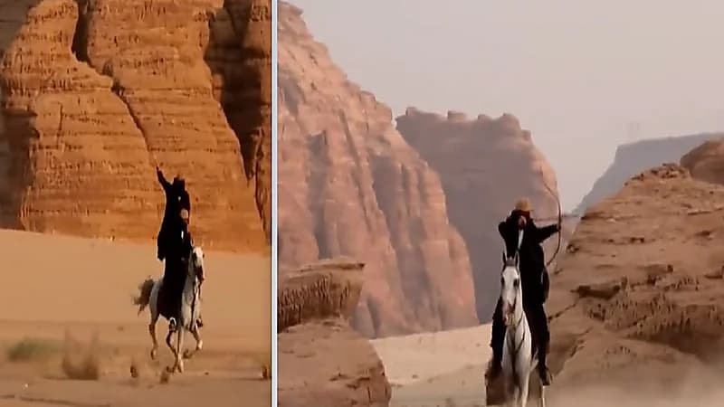 أول فارستين من تبوك ترويان بدايتهما مع ركوب الخيل..فيديو