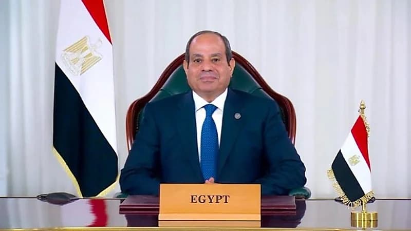 الرئيس المصري: إسرائيل تعمل على تحويل قطاع غزة لمكان غير قابل للعيش.. فيديو