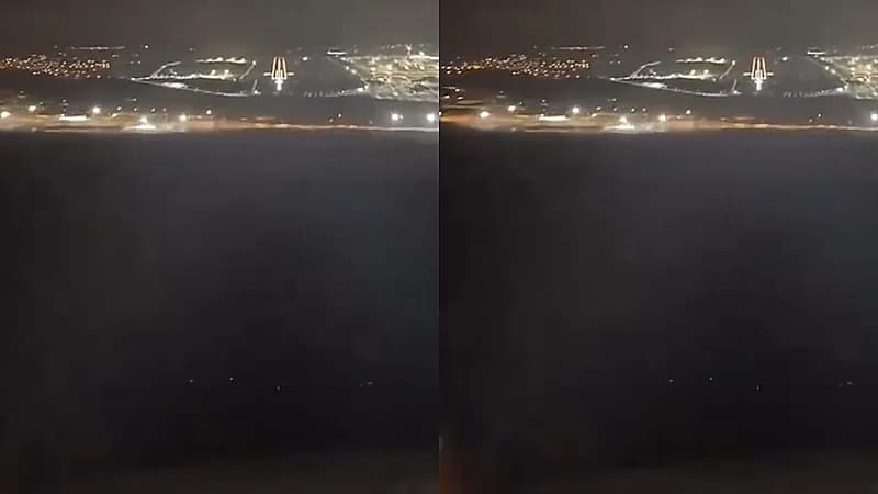 مشهد ساحري للغيوم ليلاً من السماء .. فيديو